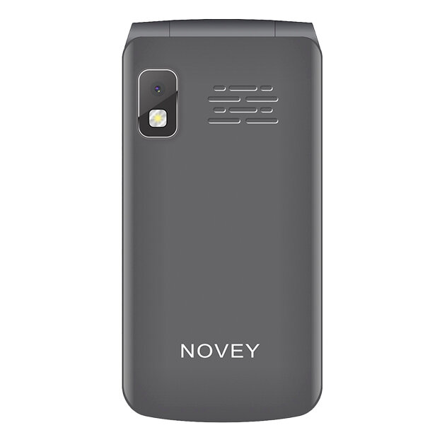 Кнопочный мобильный телефон Novey Z1+, 2 слота для SIM-карты, Grey — фото 1