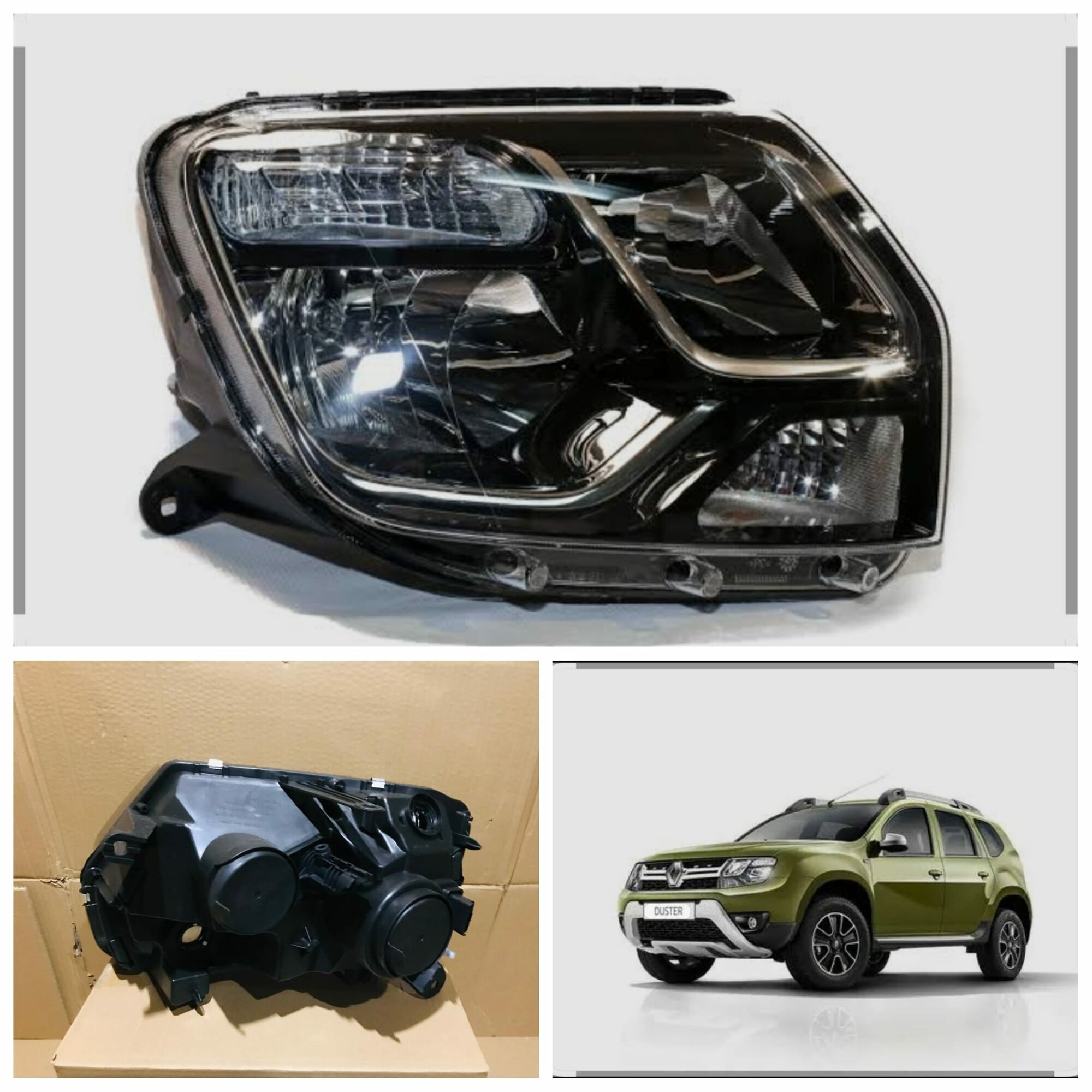 Фара передняя для Renault Duster рестайлинг правая 2015-2021 Фары Рено Дастер 1 рестайлинг