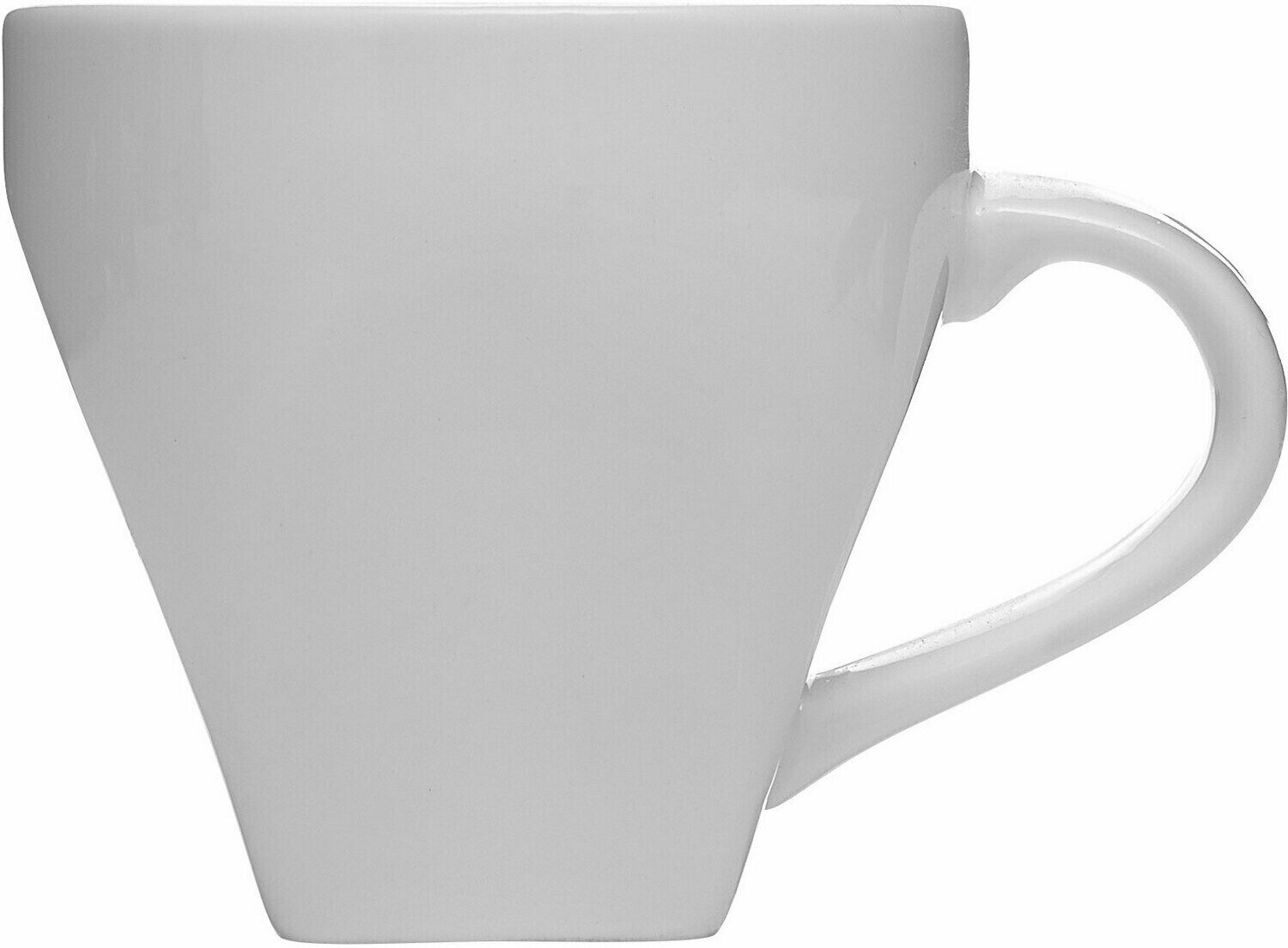 Чашка Kunstwerk кофейная 100мл, 91х69х66мм, фарфор, белый