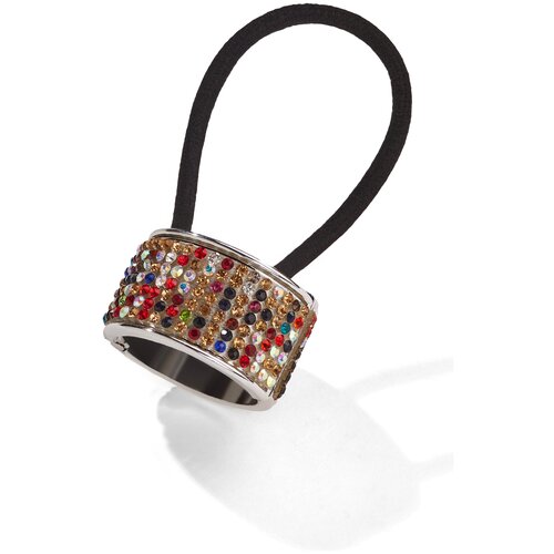 фото Резинка для волос "жизнь прекрасна" nothing shop (золотистый; серебристый; красный)