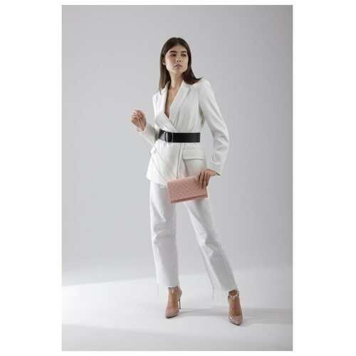 фото Сумка-клатч, отдел на клапане, цвет розовый нет бренда