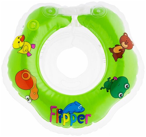 ROXY-KIDS Круг на шею для купания малышей с рождения Flipper, цвета в ассортименте