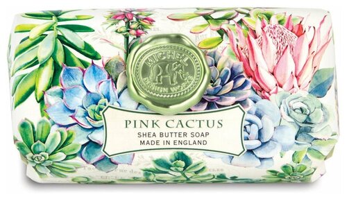 Мыло Michel Design Works Pink Cactus Large Bath Soap Bars