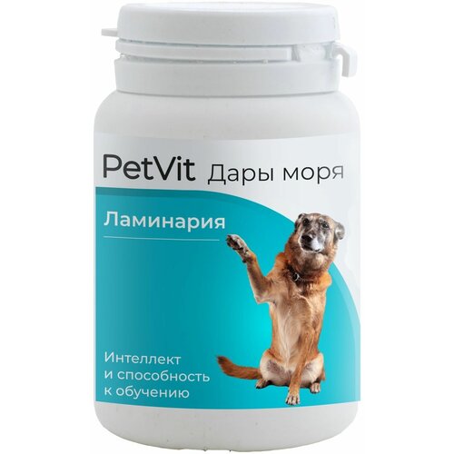 PetVit. Дары моря. Ламинария. Витаминизированное лакомство. Интеллект и способность к обучению. 60 таблеток.