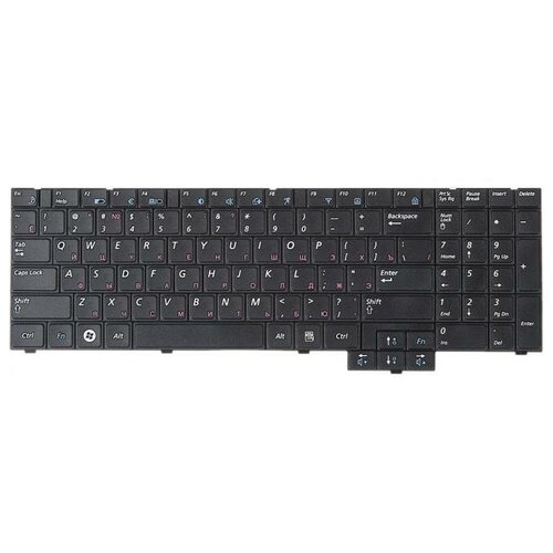 Клавиатура для ноутбука Samsung R519 R523 R525 R528 R530 R538 R540 R620 R717 R719 RV508 RV510 черная гор Enter ZeepDeep 670₽