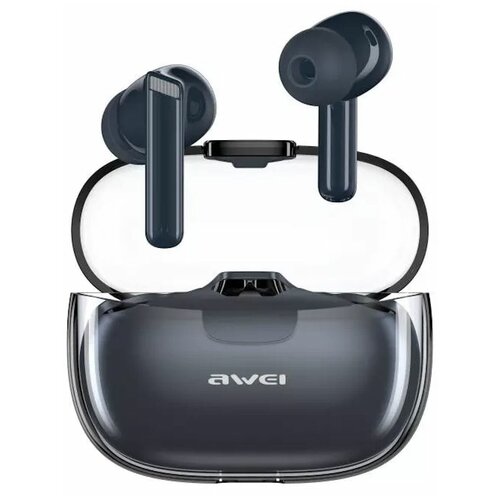 Наушники TWS Awei T52 Bluetooth 53 IPX6 Hi Fi Stereo черный 269100₽