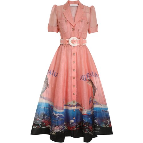 фото Платье zimmermann розовый