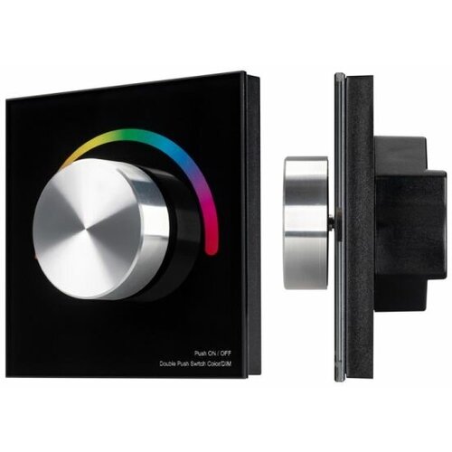 Панель Arlight Smart-P5-RGB-G-IN Black (3V, Rotary, 2.4G) 033757