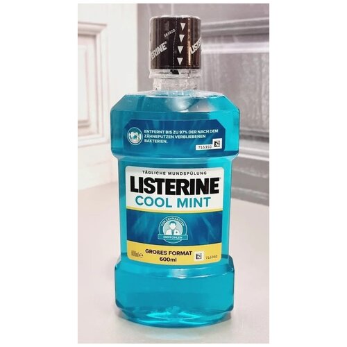 Ополаскиватель для полости РТА LISTERINE COOL MINT 600 мл (Из Финляндии)