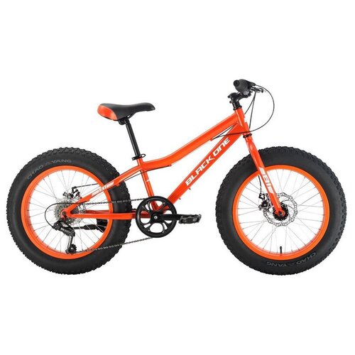 Детский велосипед Black One Monster 20 D, год 2022, цвет Оранжевый-Белый