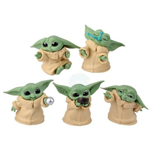 Набор фигурок Малыш Йода - Baby Yoda (5шт) 12 шт набор фигурок из мультфильма тролли trolls