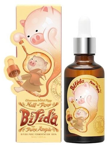 Elizavecca Witch Piggy Hell-Pore Bifida Pure Ample 50 мл Антивозрастная сыворотка со 100% экстрактом лизата бифидобактерий