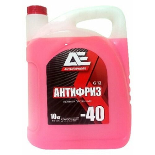 Антифриз красный -40 G 12 RED AUTOEXPRESS 5кг титан-см