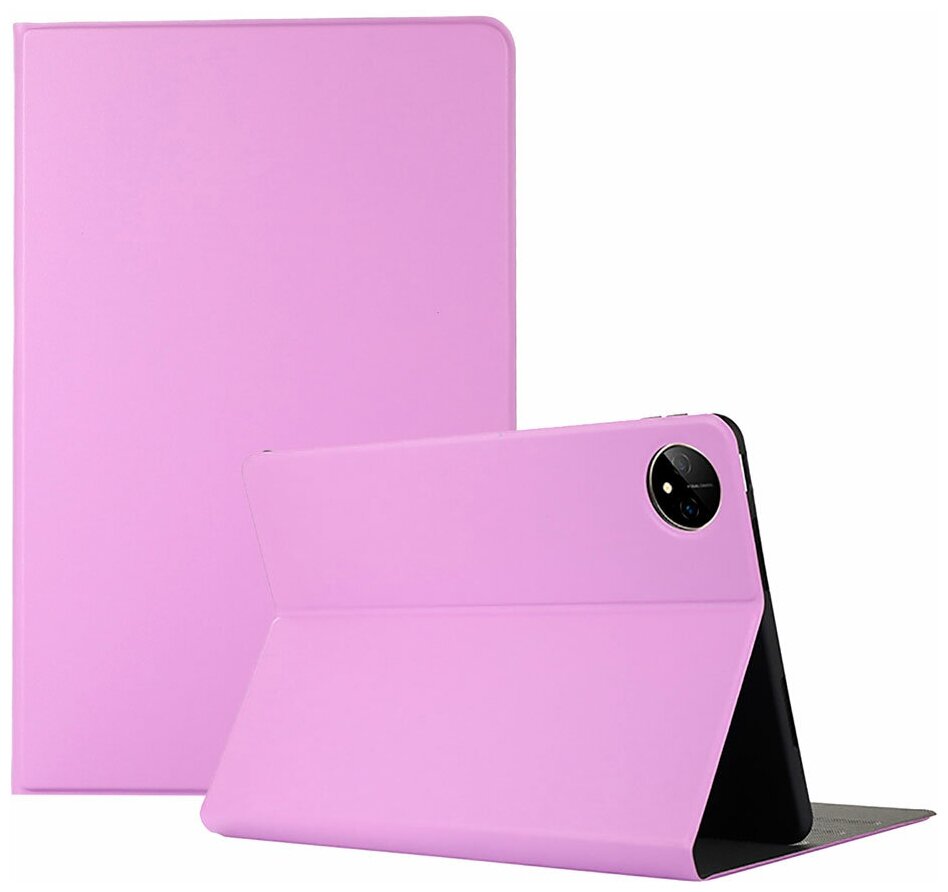 Чехол для планшета Huawei MatePad Pro 11 2022 (GOT-W29/AL09), кожаный, трансформируется в подставку (светло-фиолетовый)