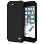 Чехол BMW для iPhone 7/8 Signature Liquid silicone Hard Black - изображение