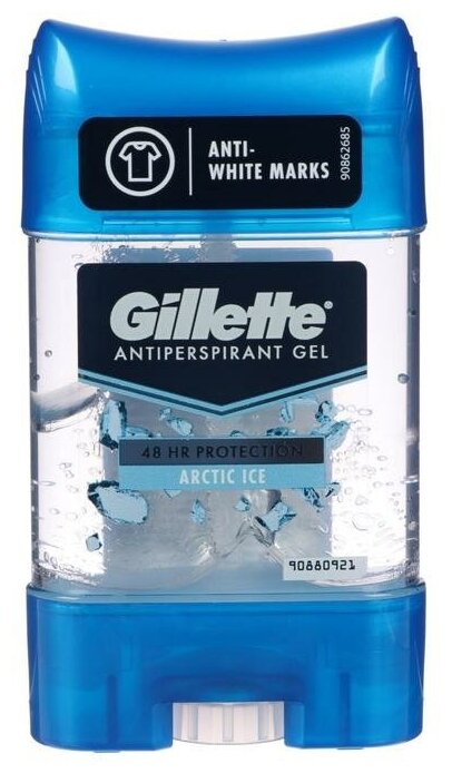 Гелевый дезодорант-антиперспирант Gillette Arctic Ice, 70 мл - фото №5