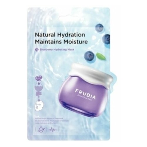 Frudia Маска тканевая для лица с экстрактом черники - Blueberry hydrating mask, 20мл