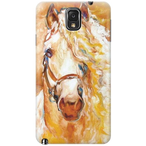 фото Re:pa накладка transparent для samsung galaxy note 3 с принтом "золотистая грива"