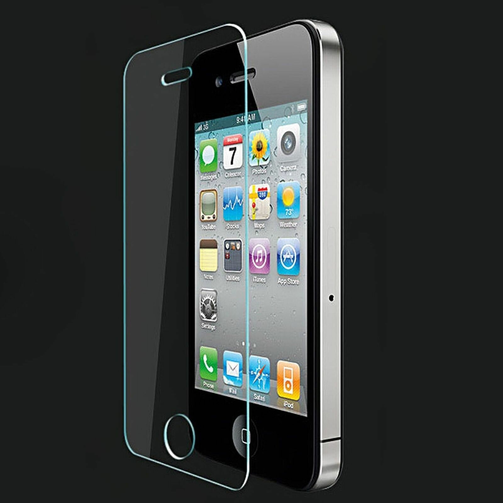 Стекло защитное FaisON для APPLE iPhone 4/4S, 0.33 мм, глянцевое