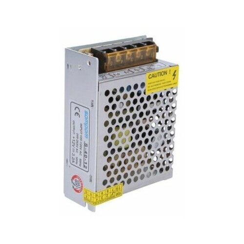 Блок питания для светодиодной ленты 12 В 3.2 А 40 Вт