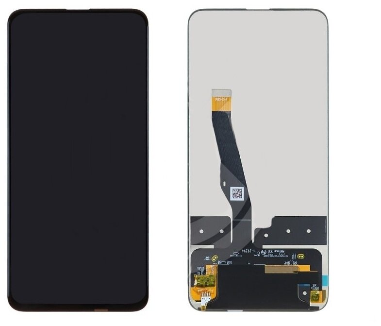 Дисплей (экран) в сборе с тачскрином для Huawei P Smart Z Honor 9X Y9 Prime 2019 Y9S черный (Premium LCD)