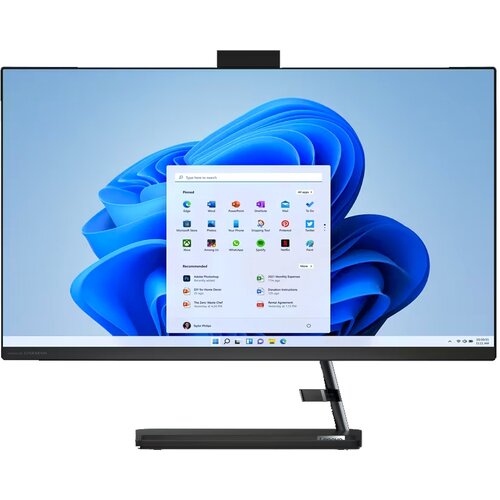 27 Моноблок Lenovo IdeaCentre 3 27IAP7 F0GJ008ERU, 1920x1080, Intel Core i3-1220P 1.5 ГГц, RAM 8 ГБ, SSD 512 ГБ, Intel UHD Graphics, Windows 11 Home, черный