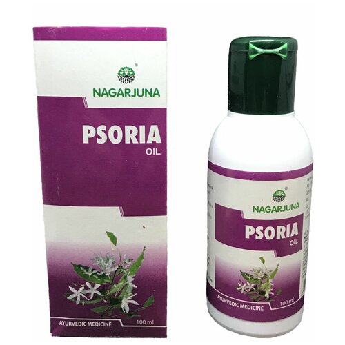 Масло лечебное для кожи лица и тела Нагарджуна Псория / Nagarjuna Psoria Oil, 100 мл