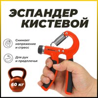 Эспандер кистевой HARBR FITNESS регулируемый пружинный для фитнеса рук спорта дома, нагрузка 5-60 кг