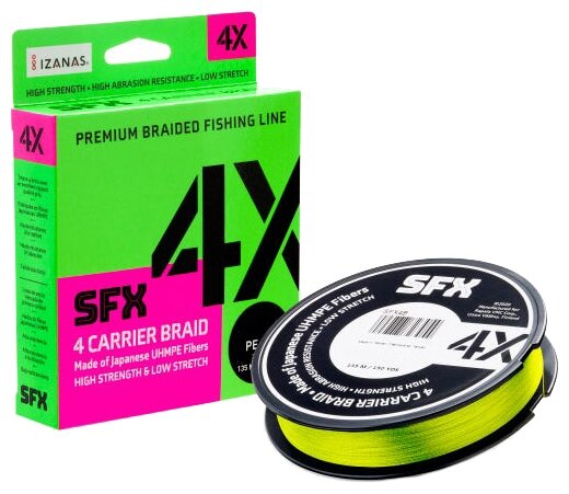 Плетеный шнур Sufix SFX 4X