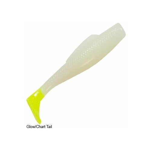 Z-man Minnowz 3 Glow/Chartreuse Tail, мягкая приманка для рыбалки силиконовая мягкая приманка для рыбалки mister twister fat curly tail 9см chartreuse red