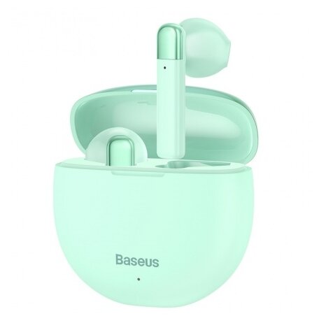 Беспроводные наушники BASEUS Encok True W2, Bluetooth, 35 мАч, синий