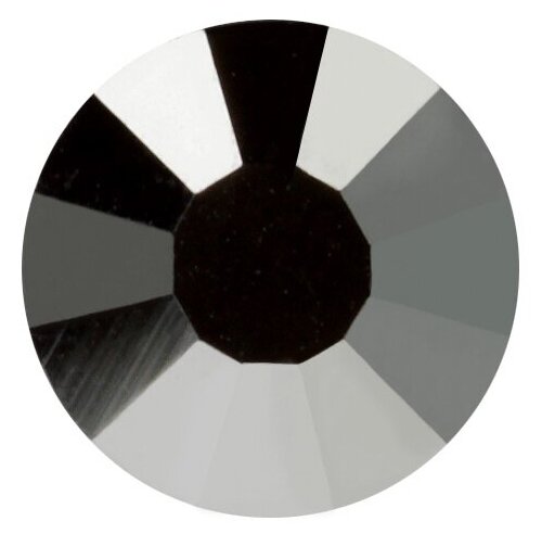 Стразы клеевые PRECIOSA Crystal АВ, 2,4 мм, стекло, 144 шт, в пакете, темный серый (438-11-612 i)