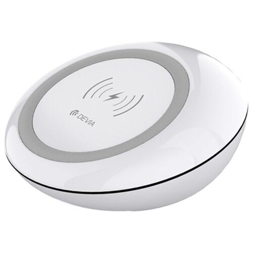 Devia Беспроводное зарядное устройство Fast Wireless Charger (white) nyork magsafe wireless charger white