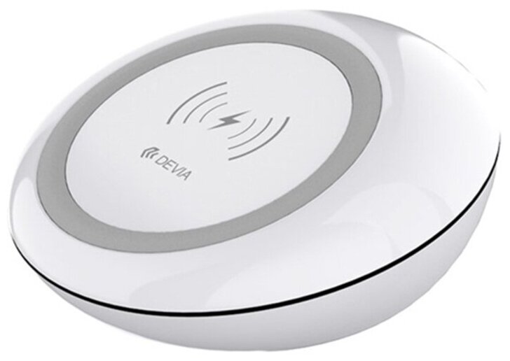 Devia Беспроводное зарядное устройство Fast Wireless Charger (white)