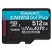 Карта памяти Kingston micro SDXC 512Gb Canvas Go Plus UHS-I U3 A2 (170/90 MB/s)