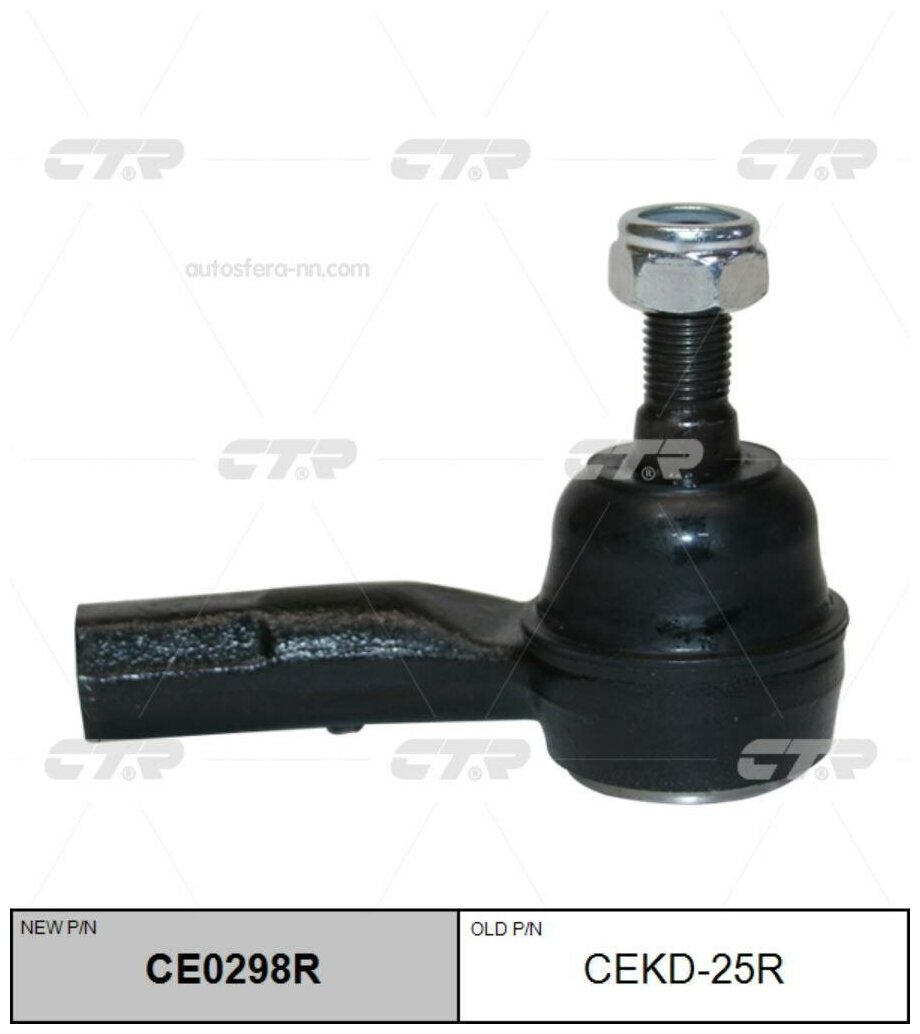 Наконечник Рулевой Тяги Левый Chevrolet Spark Vi (2015- ) CTR арт. CEKD-25R