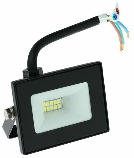 Светодиодный (LED) прожектор FL SMD LIGHT Smartbuy-10W/6500K/IP65 (SBL-FLLight-10-65K) - фотография № 4