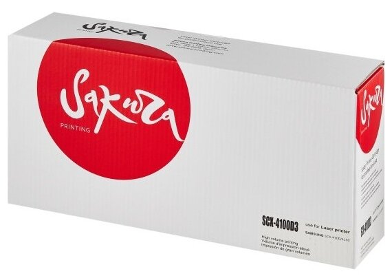 Картридж Sakura Printing Sakura SCX4100D3 для Samsung SCX-4100/SCX-4150, черный, 3000 к.