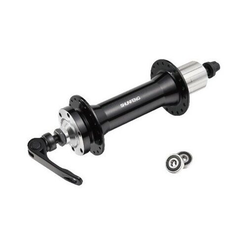 фото Втулка задняя tbs, 32h, 8/9ск, промподшипники, old:190мм, диск 6-болтов, qr, чёрный, для фэтбайк