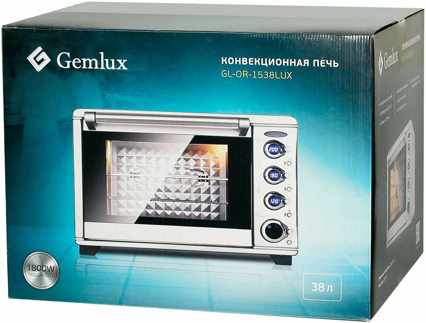 Конвекционная печь Gemlux GL-OR-1538LUX