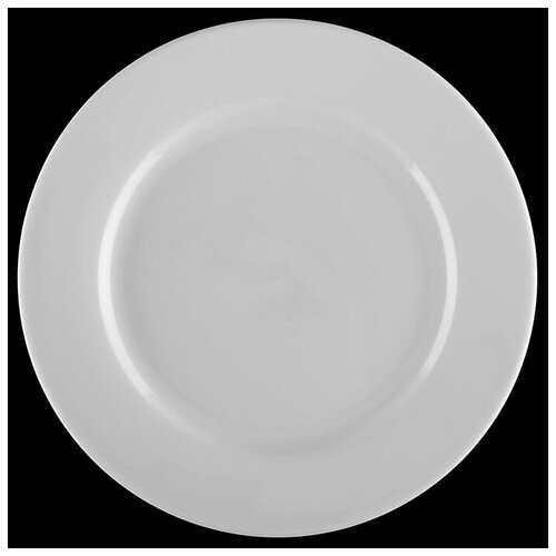 Тарелка обеденная Wilmax Stella Pro, d=23 см, цвет белый