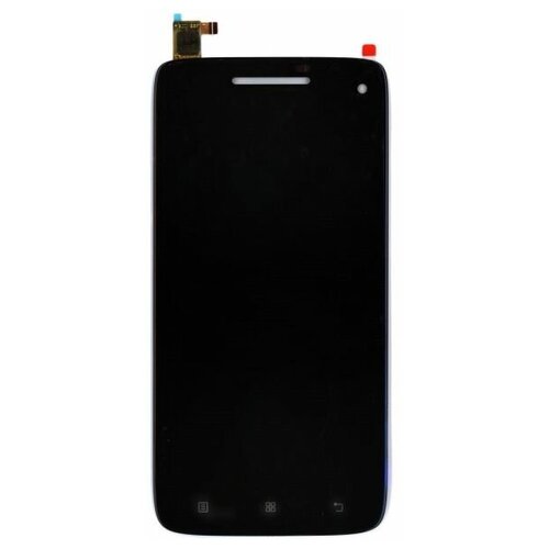 Дисплей (экран) в сборе с тачскрином для Lenovo Vibe X (S960) черный