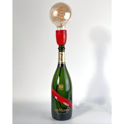 Светильник из бутылки шампанского Mumm 0,75 l.