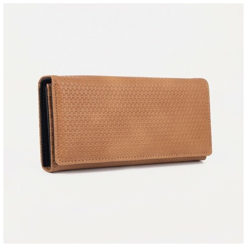 фото Кошелек , на магните, отделение для монет, бежевый mikimarket