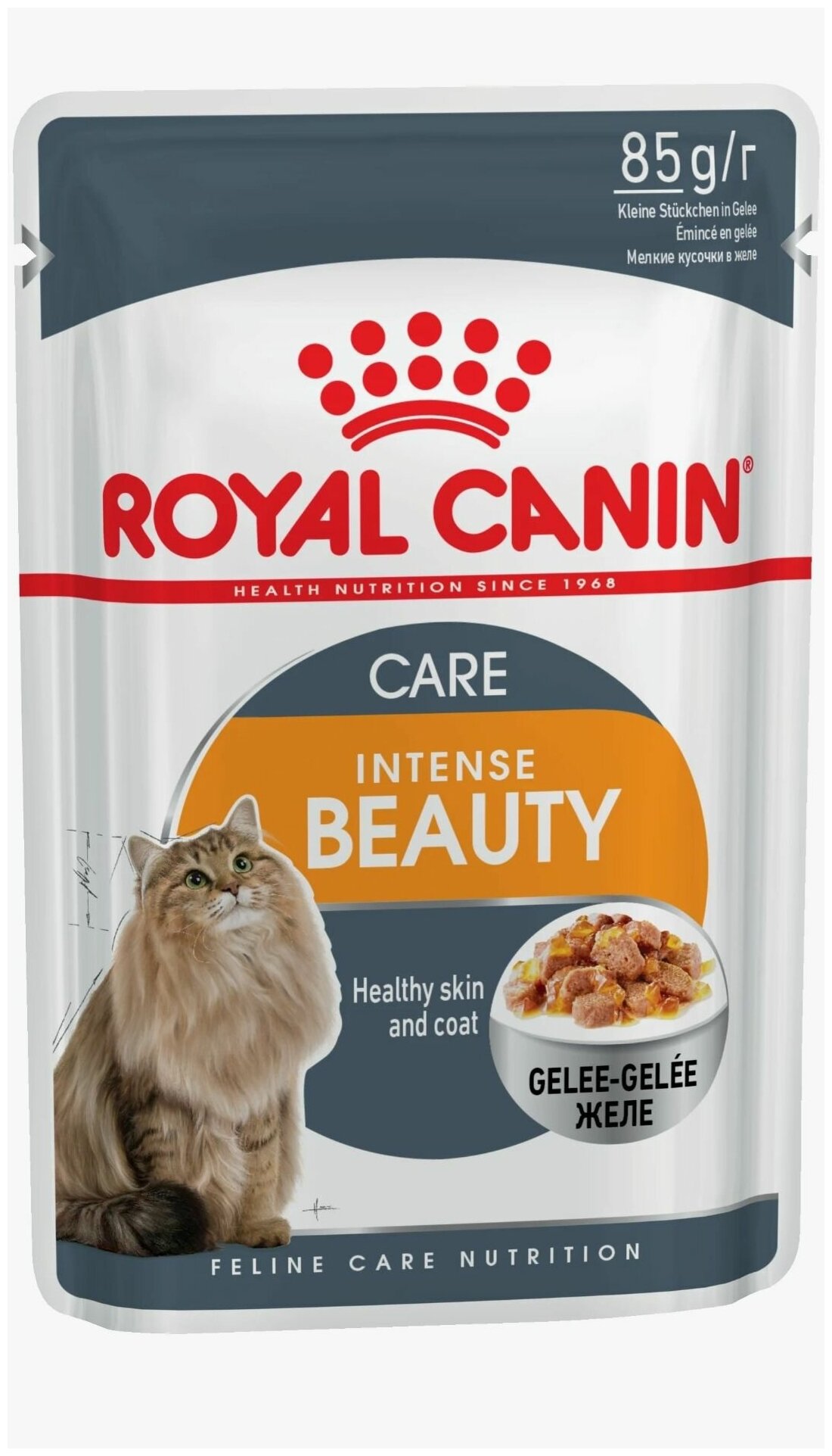 Пауч Royal Canin Intense Beauty (в желе) 85гр/3шт - фотография № 2