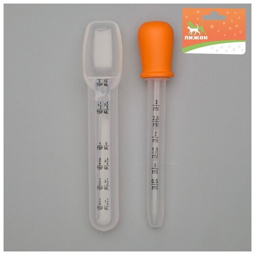 Набор мерная ложка 10 мл и мерная пипетка 3 мл 268₽