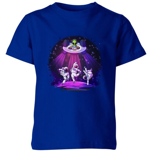 Футболка Us Basic, размер 4, синий мужская футболка космические танцы space dancing 2xl серый меланж