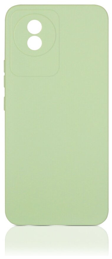 Силиконовый чехол для Vivo Y02/Y02A/Y11 (2023) DF vCase-15 (light green)