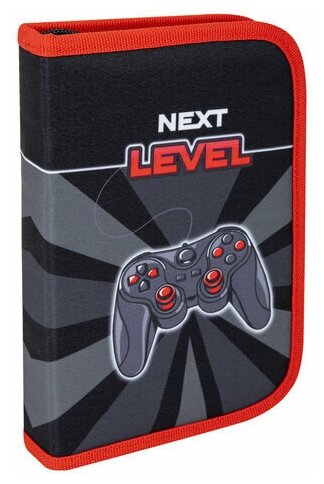 Пенал BRAUBERG, 1 отделение, 1 откидная планка, полиэстер, 21х14 см, "Next level", 270714