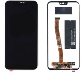 Дисплей (экран, модуль) для телефона Huawei P20 Lite в сборе с тачскрином (orig lcd), черный
